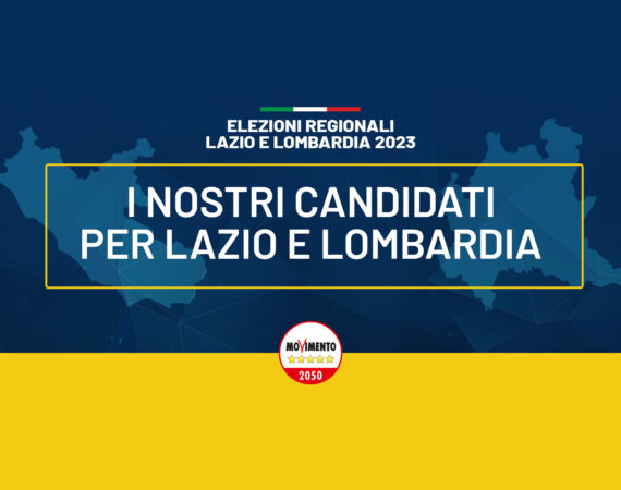 Regionali 2023: i nostri candidati per il Lazio e la Lombardia