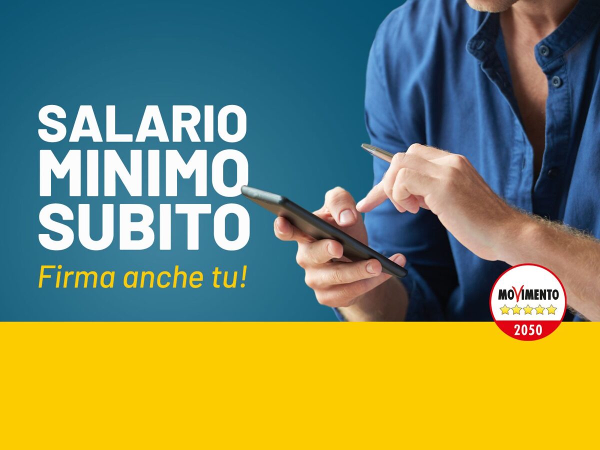 Salario minimo firma la petizione per sostenere la nostra proposta di