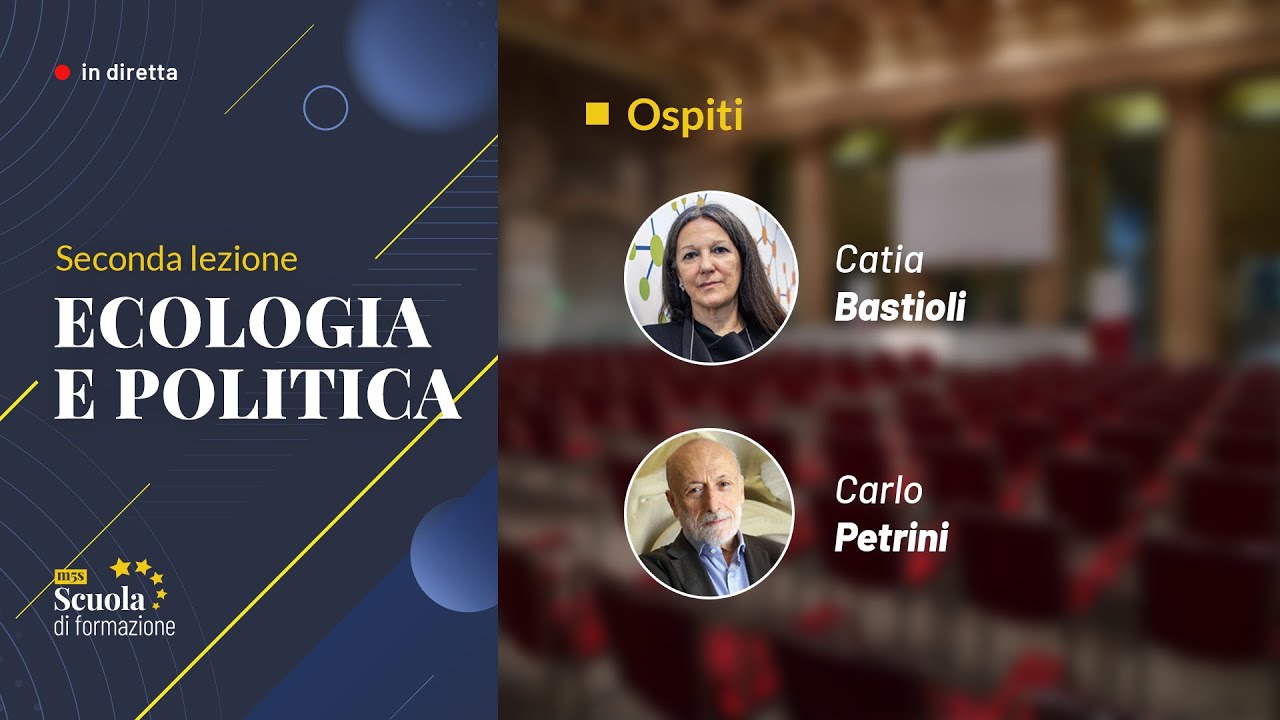 "Ecologia e Politica" - Catia Bastioli, Carlo Petrini #10lezionidiPolitica