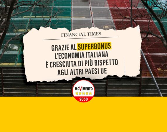Grazie al Superbonus l’economia italiana è cresciuta di più rispetto agli altri paesi UE