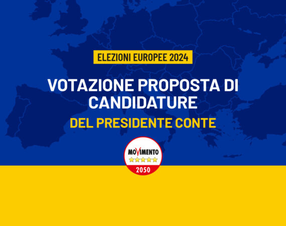 Europee 2024 – Votazione proposta di candidature del presidente Conte