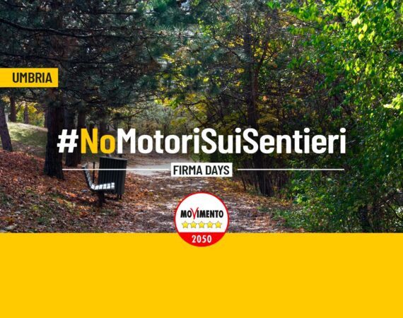 <strong>#NoMotoriSuiSentieri: 5, 6 e 7 aprile firma days in Umbria</strong>