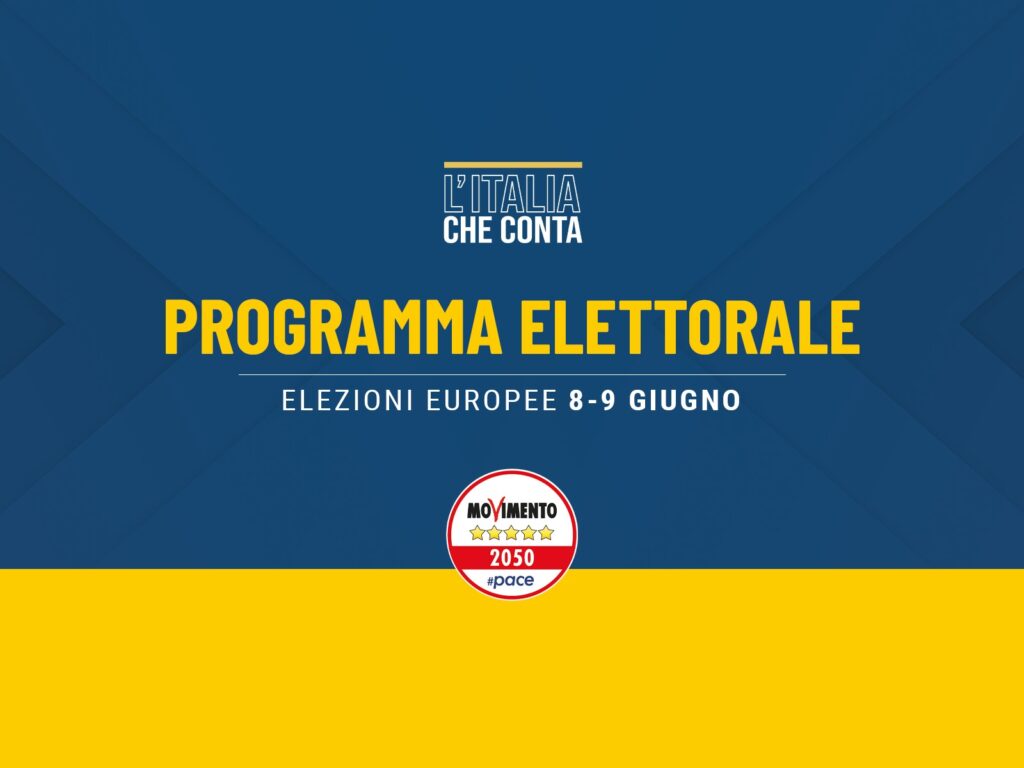 Programma elettorale Elezioni Europee 2024