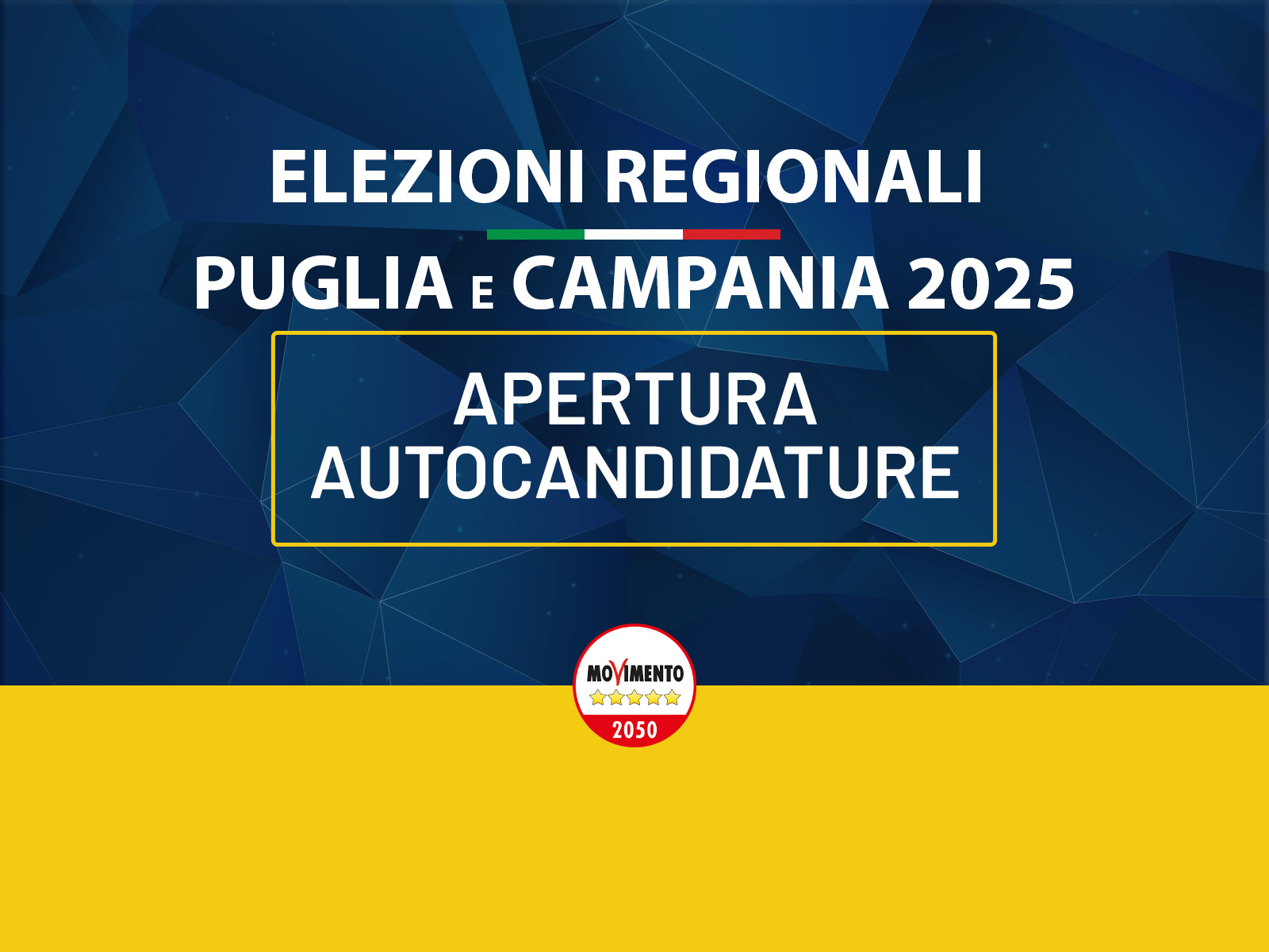 REGIONALI-Apertura autocandidature_puglia e campania