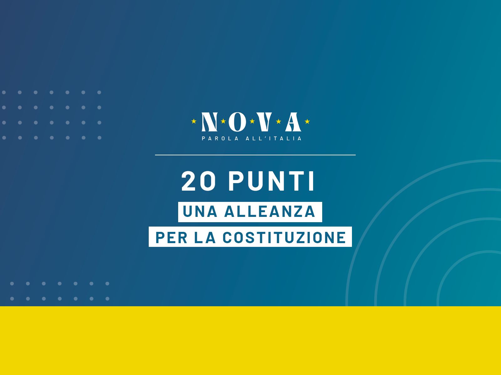 nova 20 punti nova 20 punti